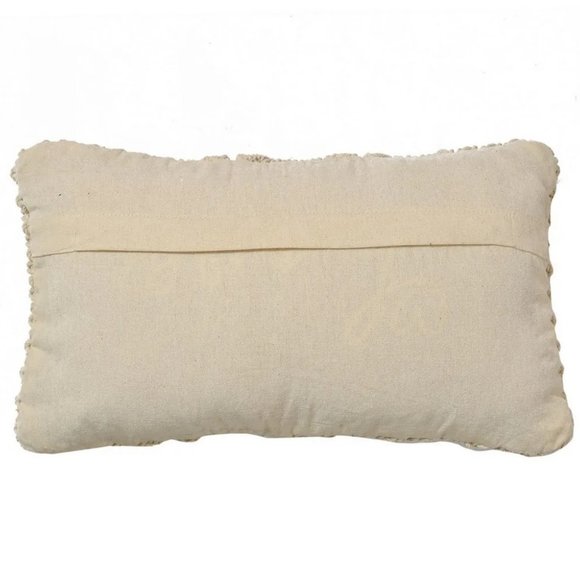 Macrame Cushion Cover | Design 2 | 18x12 Inches | Pack of 1 - Picture 4 of 5